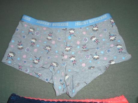 Kalhotky 3ks nohavičkové vel s, s