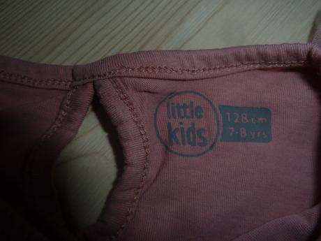 Jednobarevné triko, volánky na ramenou, pepco,128