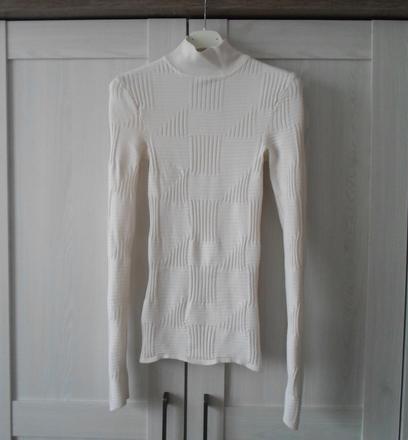 Bílý rolák roláček, amisu,xs