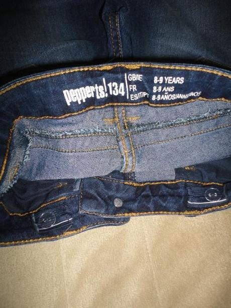 Jako nové drbané rifle pepperts, vel. 128/134, pepperts,128