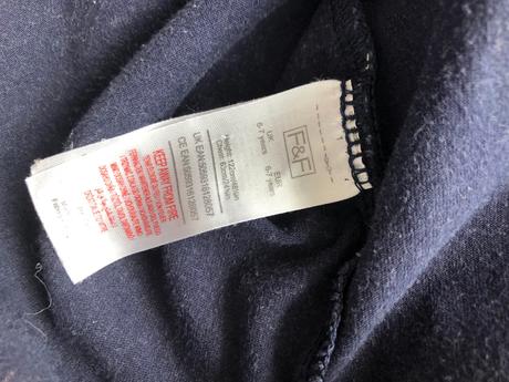 Tmavě modré šaty 122cm 6-7 let konfety, f&f,122