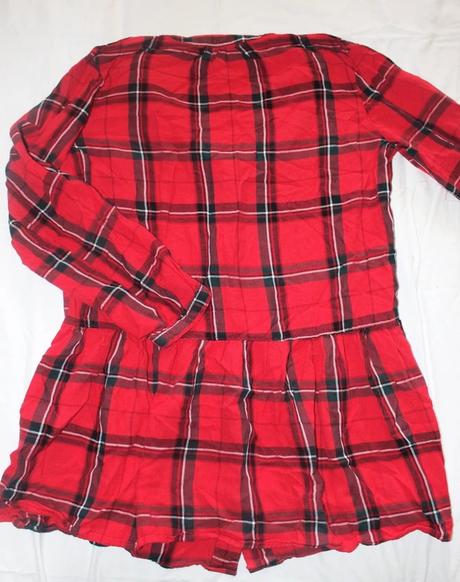 Vb195. káro košile dámská, vel.s, s