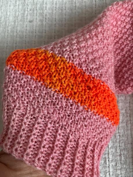 Homemade pletený svetr/svetřík s čepičkou 80/86, 80