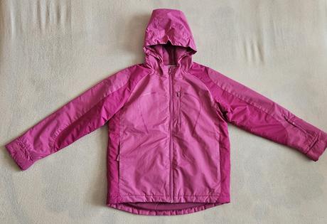 Dětský set zimní bunda a oteplovačky, vel.134/140, tcm,134