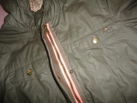 Přechodová, slabá zimní bunda okaidi, vel. 140-152, 146