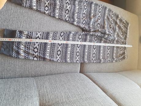 Fleesové kalhoty, značka ani velikost neuvedena., s