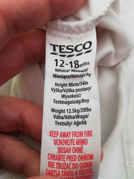 Body s krátkým rukávem, tesco,86