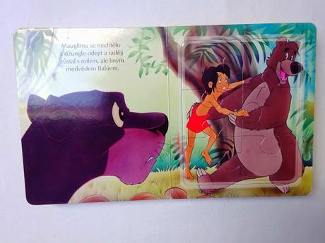Kniha džunglí s puzzle, 