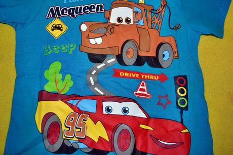 Letní bavlněná souprava disney cars,na 3-23 měs., disney,62 / 68 / 80 / 86 / 92