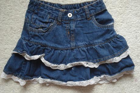 Riflová sukýnka, c&a,122