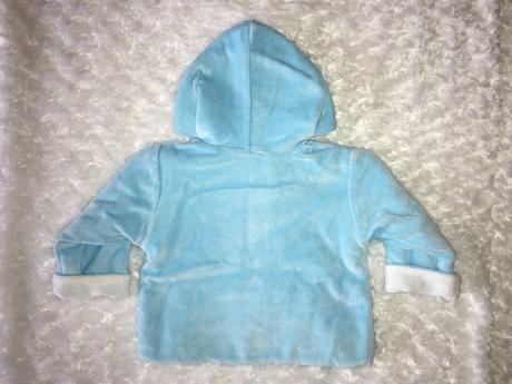 Modrý sametový oteplený komplet japitex, japitex,68