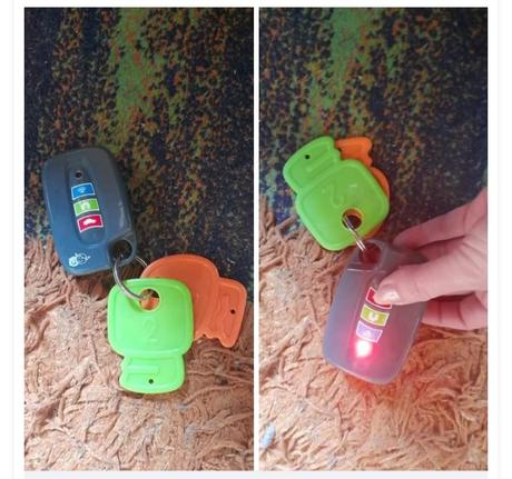 Hrací klíče od auta pro batole,