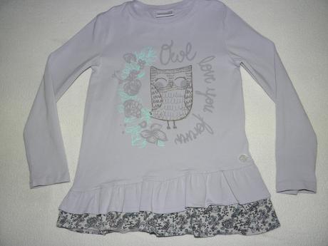 Fialová tunika se sovičkou zn. coccodrillo vel.122, coccodrillo,122