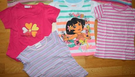 Trička krátký rukáv 2x/2ks -3-4roky, next,104