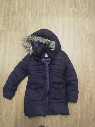 Dívčí zimní bunda, vel. 128, h&m,128