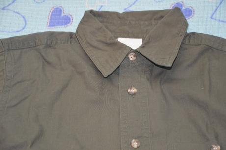110 116 košile bavlněná kr. rukáv, 110