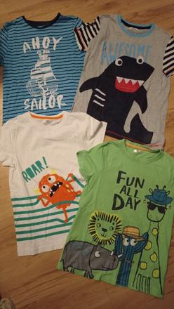 Trička 134/140, 134