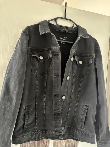 Černá riflová bunda, esmara,38