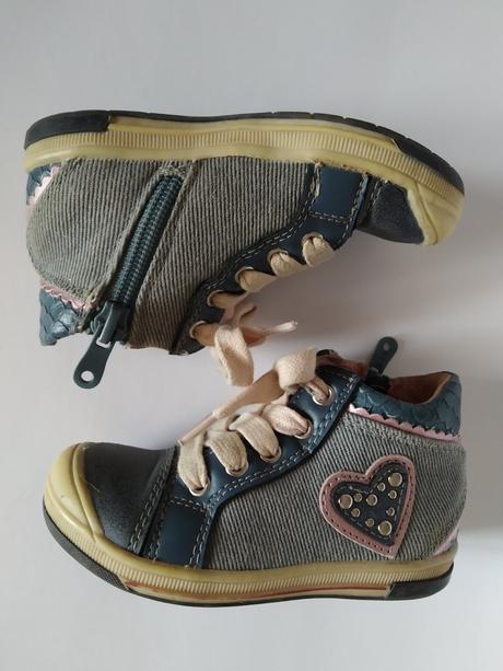 Kožené celoroční boty kotníkové, bubble gummers,22