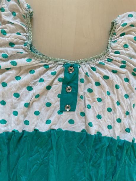 Letní šaty s puntíky, vel m/l, mundo mix, m