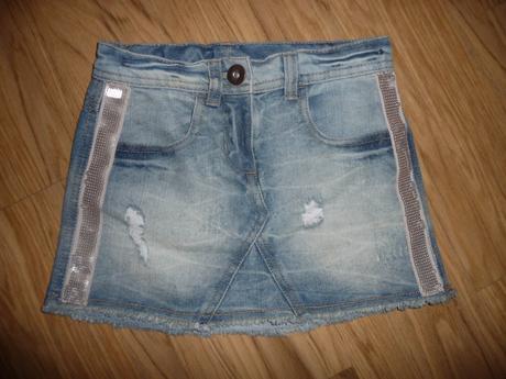 Džínová sukýnka next vel.122 na 6-7l, next,122