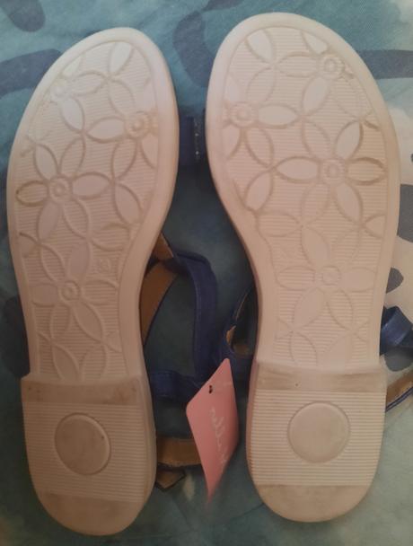 Sandále s kamínky, nelli blu,36