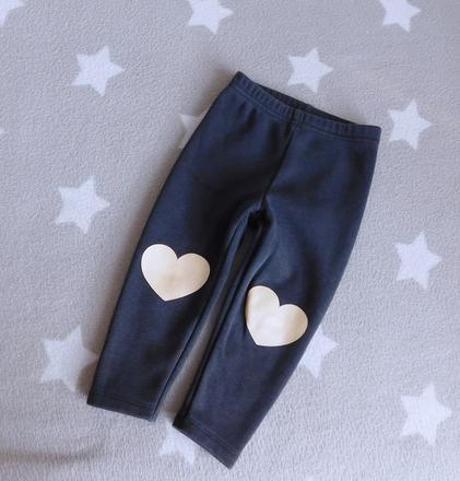 Srdíčkové tepláčky baby club vel.80/86, baby club,86