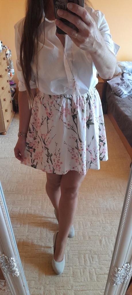 Mshll girl květinová áčková sukně, m