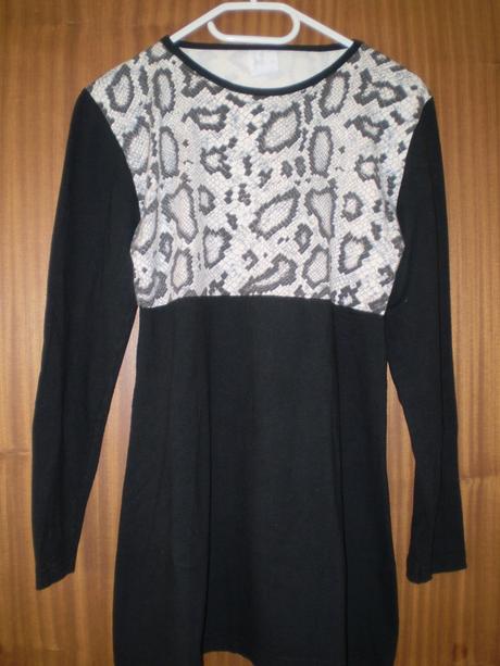 Pěkné bavl. elastické šaty, vel. 164, 164