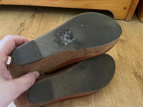 Kožené boty na klínu, 37