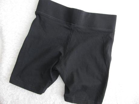 Černé bavlněné pružné šortky, marks & spencer,122