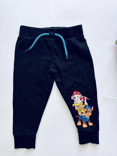 K1/ tepláky černé paw patrol - v.18/24 mes., 92