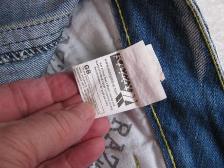 Džínové kalhoty-capri unisex, m