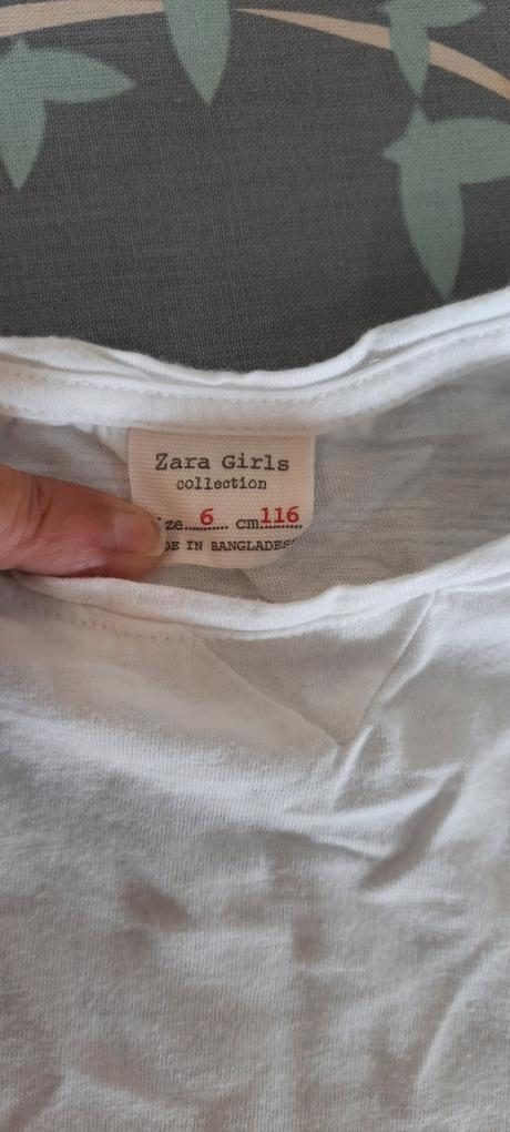 Dívčí tričko značky zara girl, vel. 6let, zara,116