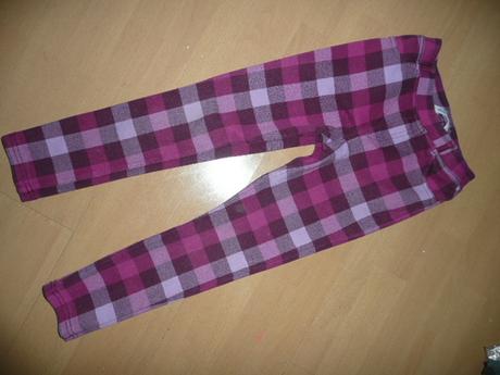 4x kalhoty treginy vel 5-7 let hubené minnie, h&m,122