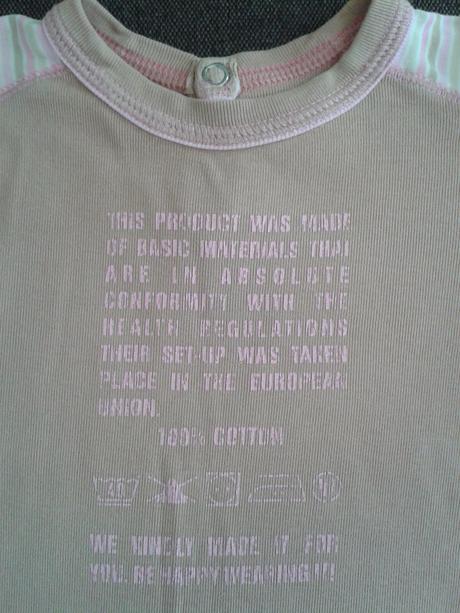 Body scamp ozdobný dlouhý rukáv dívčí vel. 80, scamp,80