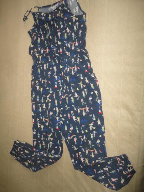 Letní overal hm, vel. 7-8 let, dírka, h&m,122