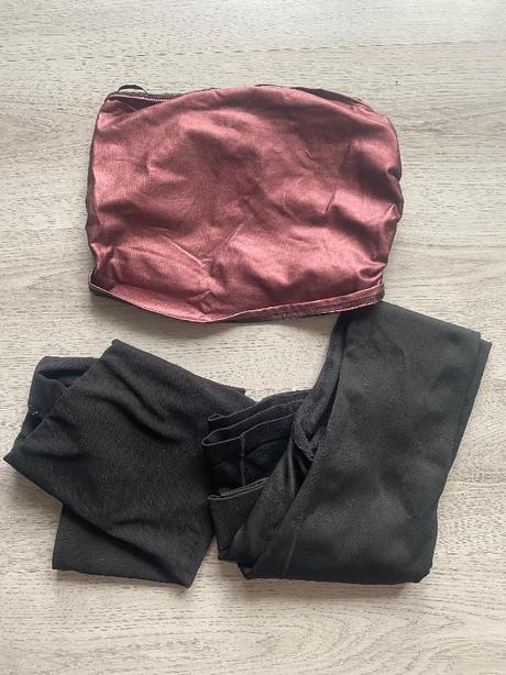 Krásný set věcí,top,sukně,kalhoty velikost 38/m, m