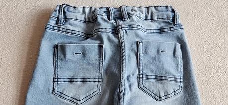 Dívčí džínové kraťasy pod kolena, vel.140, denim, denim,140