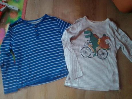 2x chlapecké triko dl. rukáv vel. 134, c&a,134