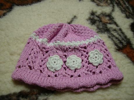 Čepička přízová pletená vel.1,5-2 roky, 92