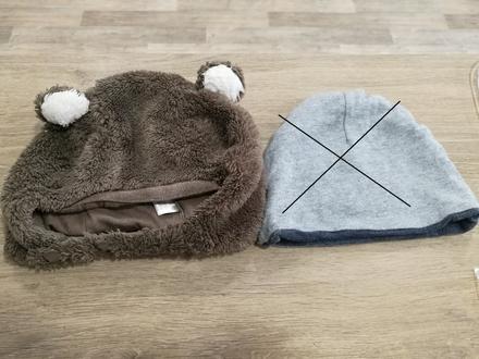 Zimní čepice 6-9 měs., 74