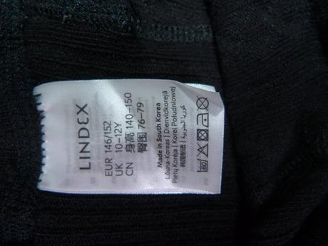 Lindex černé punčochy vel. 146/152, lindex,146