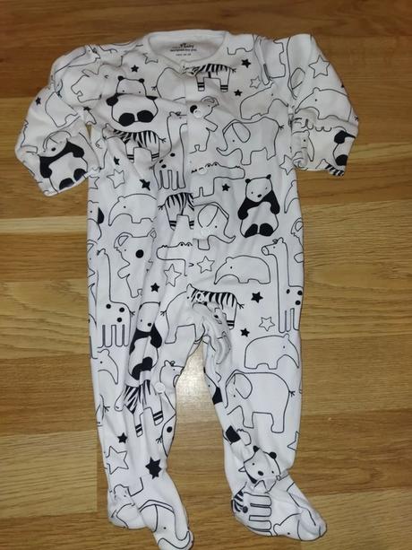 Bílý zvířátkový overal 62 next, next,62