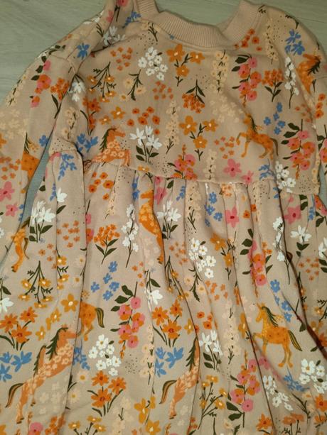 Mikinove šaty s koníky, poníky 110 next, next,110