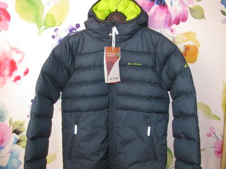 Chlapecká zimní bunda s kapucí vaude, 140