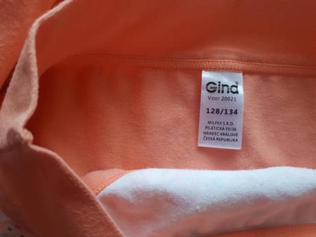 2x dětské spodní kalhotky, zn.gina, vel.128/134, gina,128