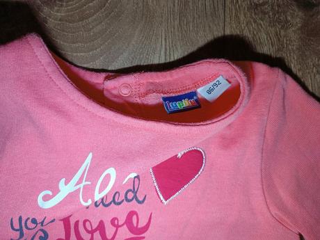 Teplejší lososové šaty lupilu, vel.86/92, lupilu,86