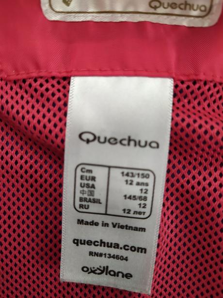 Fialová bunda, quechua,146