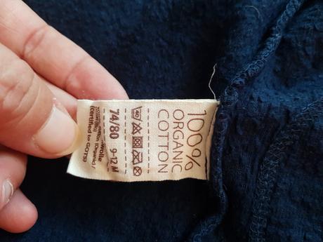 Overal značky living crafts, velikost 9-12 měsíců., 74